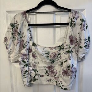 Volcom Floral Crop Top